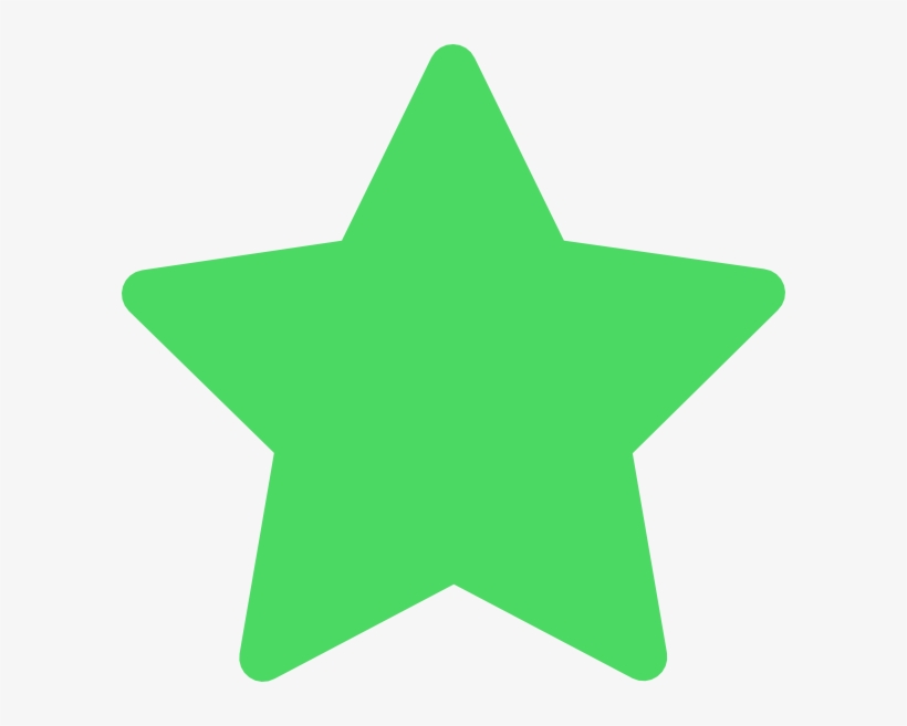 Lime Clipart Green Stars - Green Star Clipart Png, transparent png