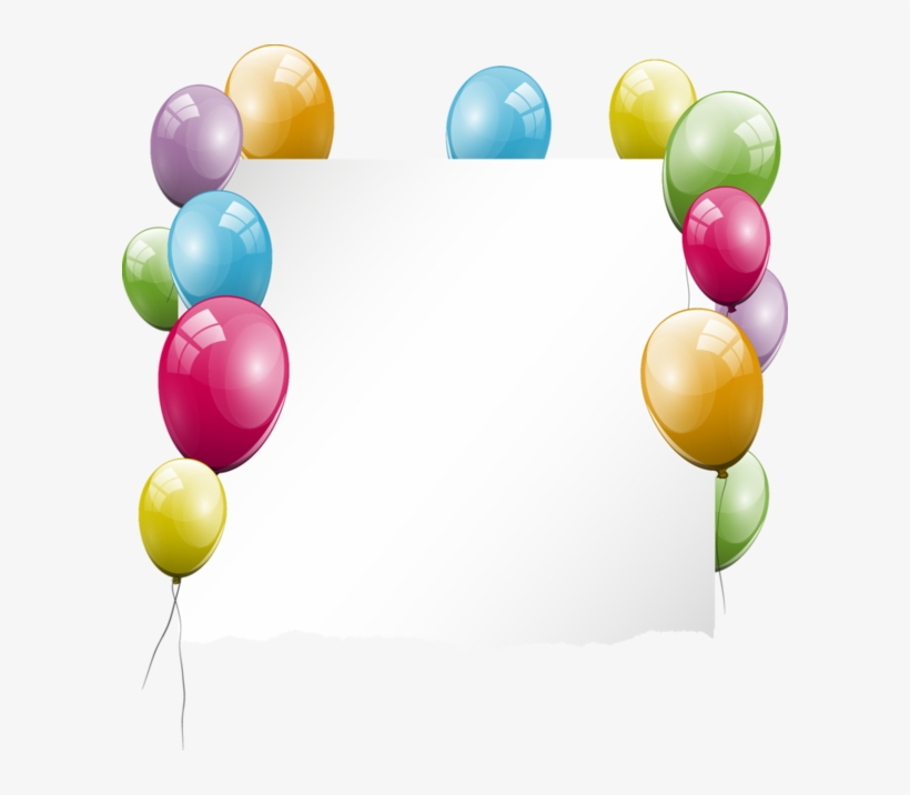 Etiquettes,scraps,png - Globos De Cumpleaños Dibujos, transparent png