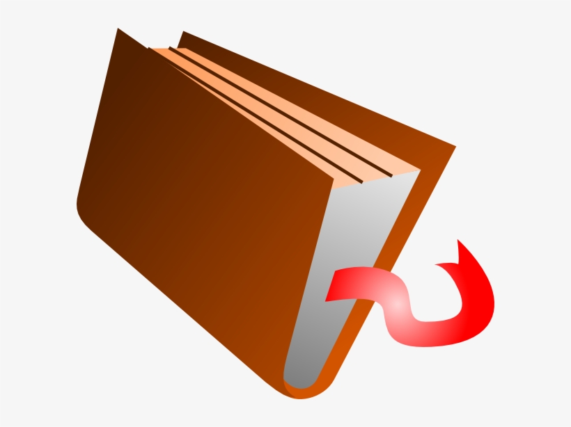 Closed Book 3 Clip Art At Clker - Cartoon Closed Book, transparent png