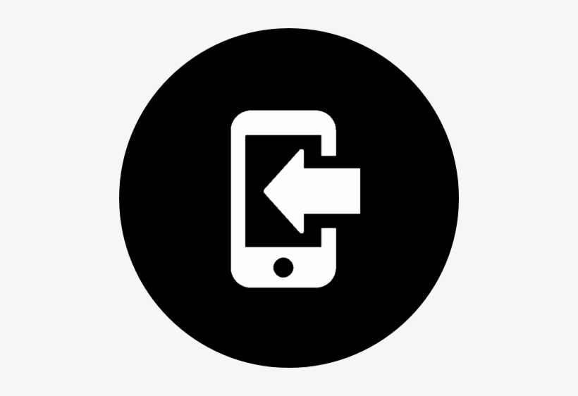 Calling, Downloading, Getting, Mobile, Mobil, Mobile - Software Clipart Black And White, transparent png