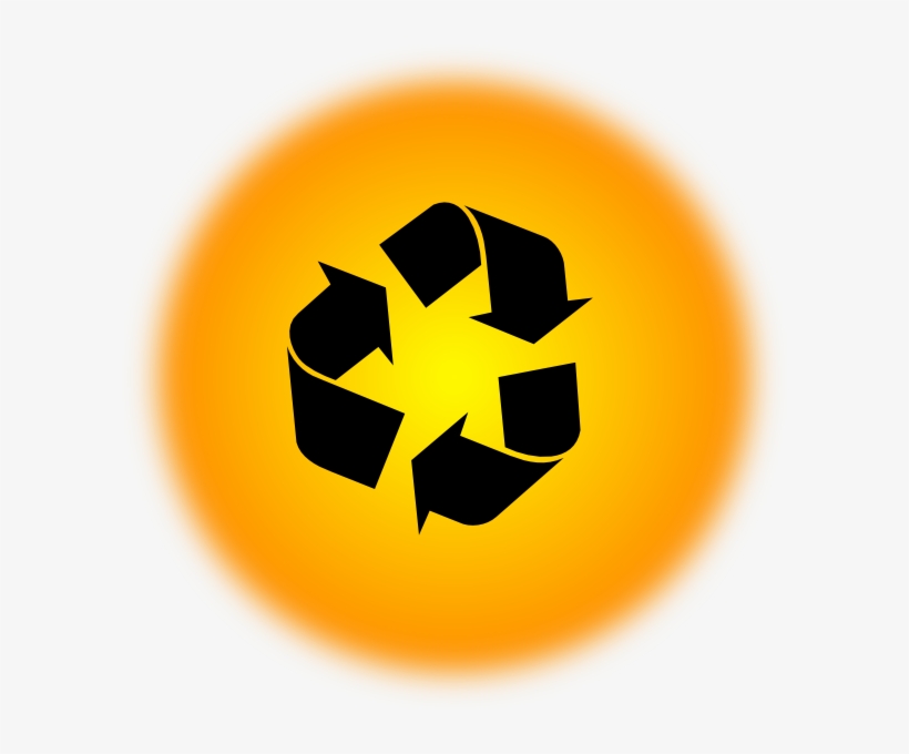How To Set Use Orange Recycle Icon Clipart, transparent png
