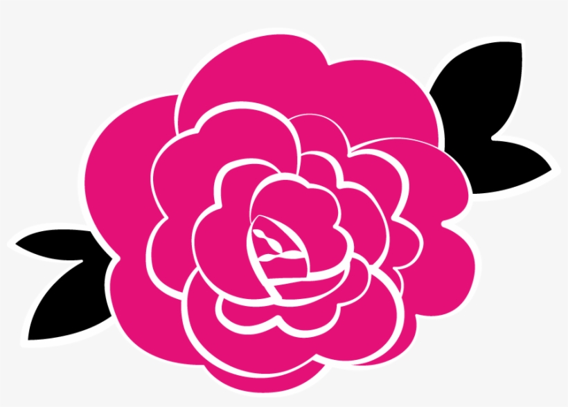 Flapper Girl Retro Party Icon Image - Camellia Clipart, transparent png