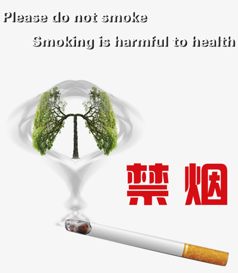 Smoking Cessation Smoking Harmful Health Protection - 公益 广告, transparent png