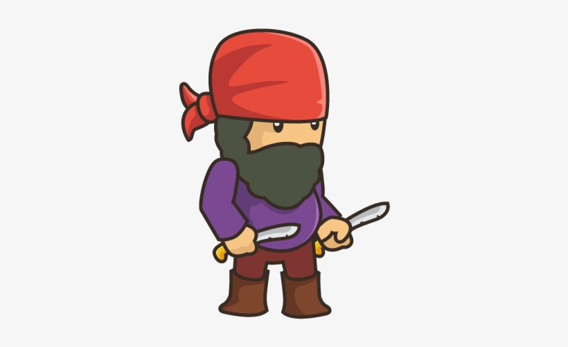 Transparent Bandana Robber Vector - Clip Art, transparent png