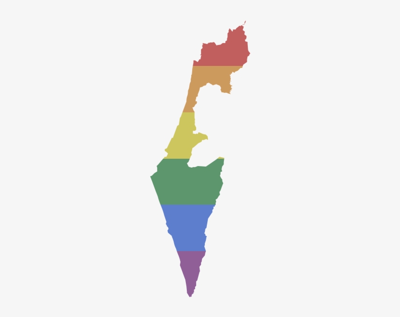 Lgbt Israel - Israel Vector Map, transparent png