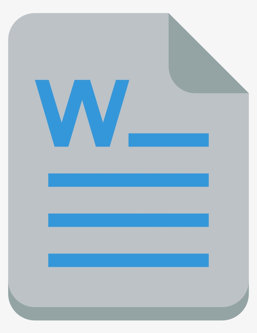 Download Svg Download Png - Word File Icon Png, transparent png