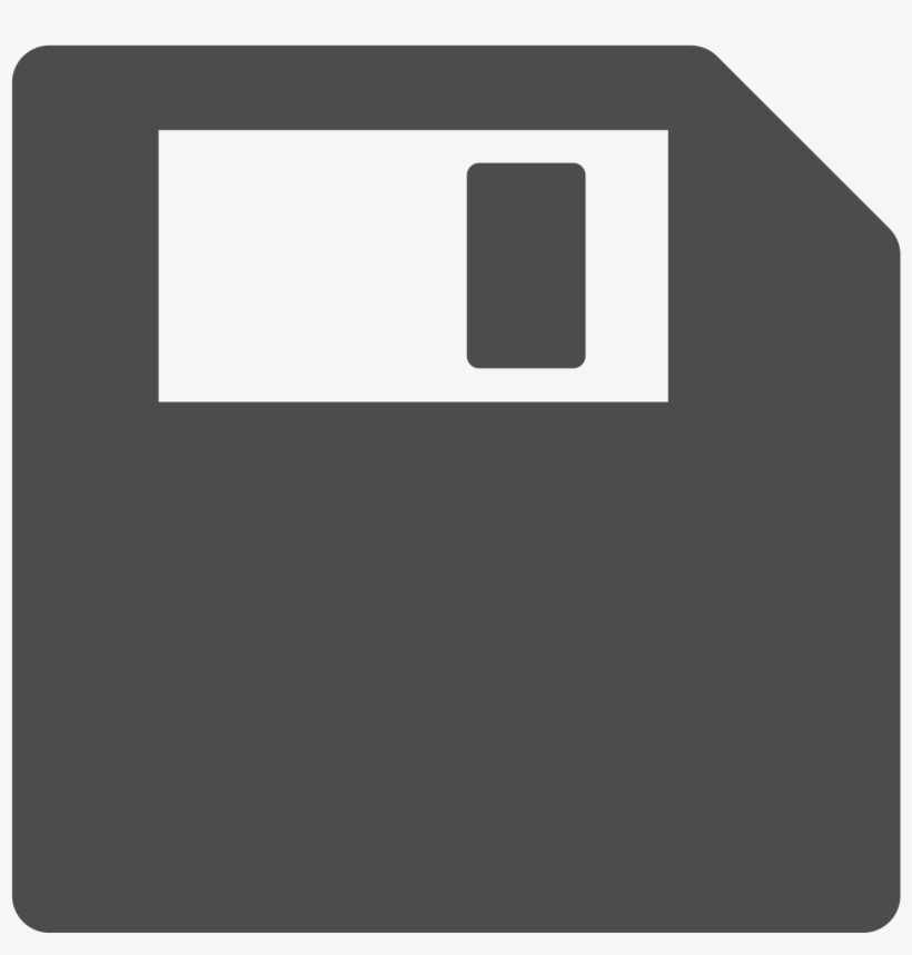 Clip Art Stock Png Image Thumb - Save File Icons Grey, transparent png