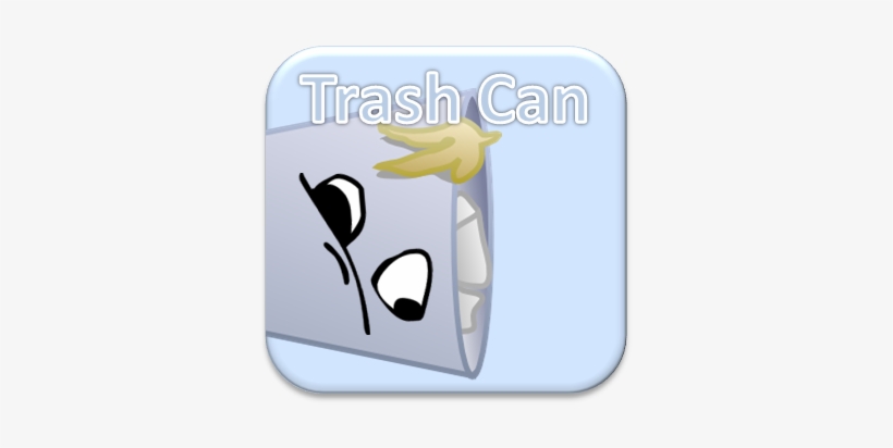 Trashcan Icon - Emblem, transparent png