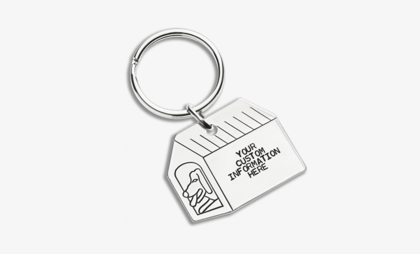 Dog Shaped Id Tag Monroe Engraved Identification - Keychain, transparent png