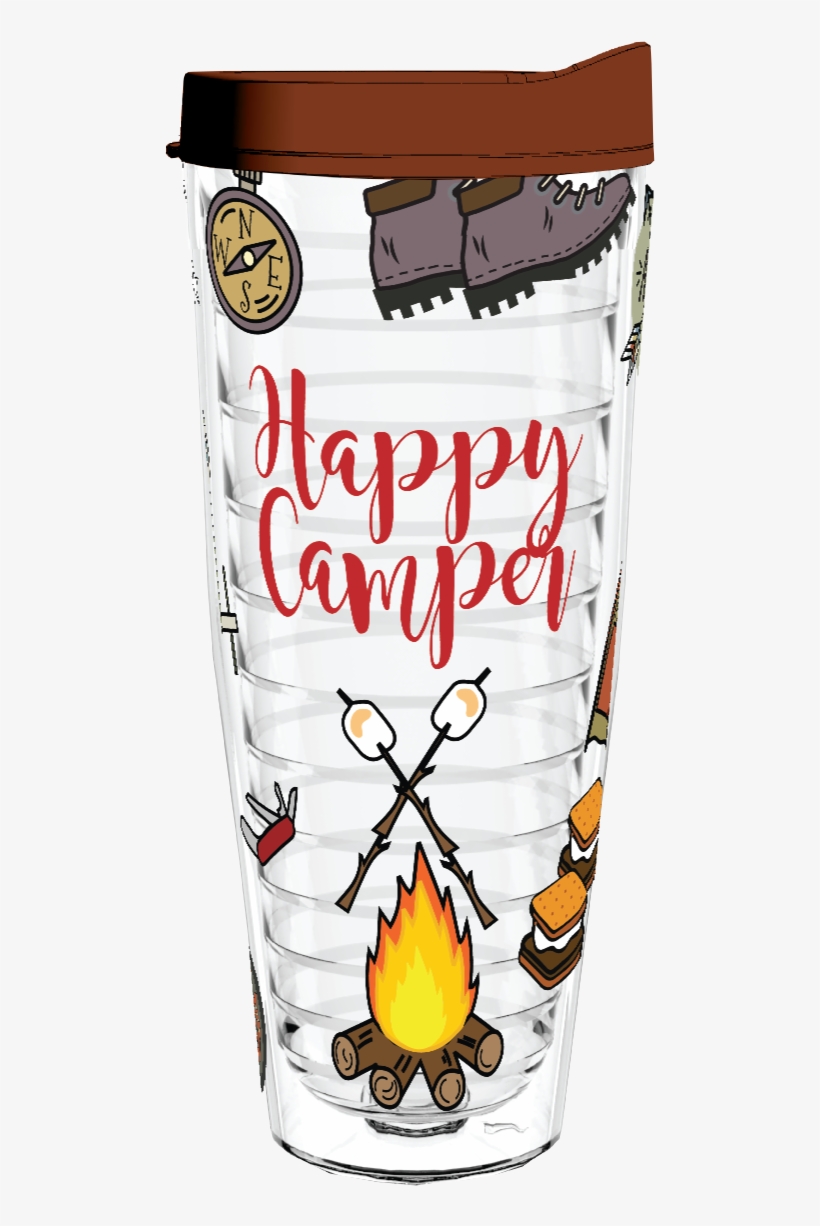 Happy Camper 26oz Tumbler - Best Gift - Happy Camper Vintage Camper Hoodie/t-shirt/mug, transparent png
