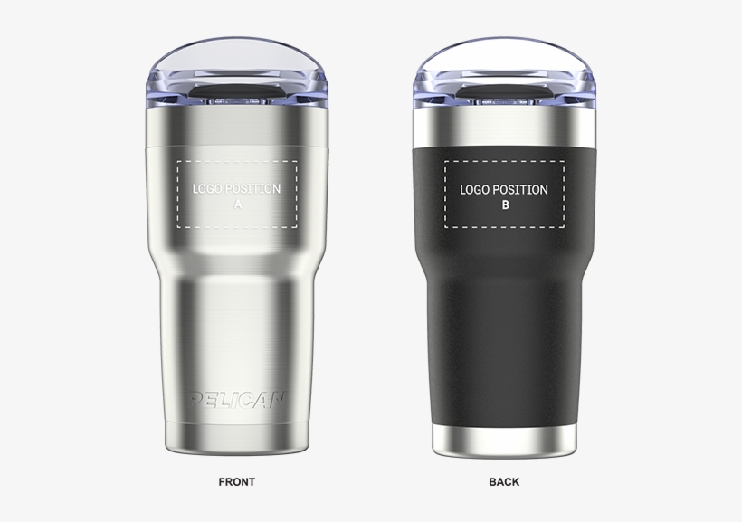 Select From Our Two Locations For Logo Placement - Water Bottle, transparent png