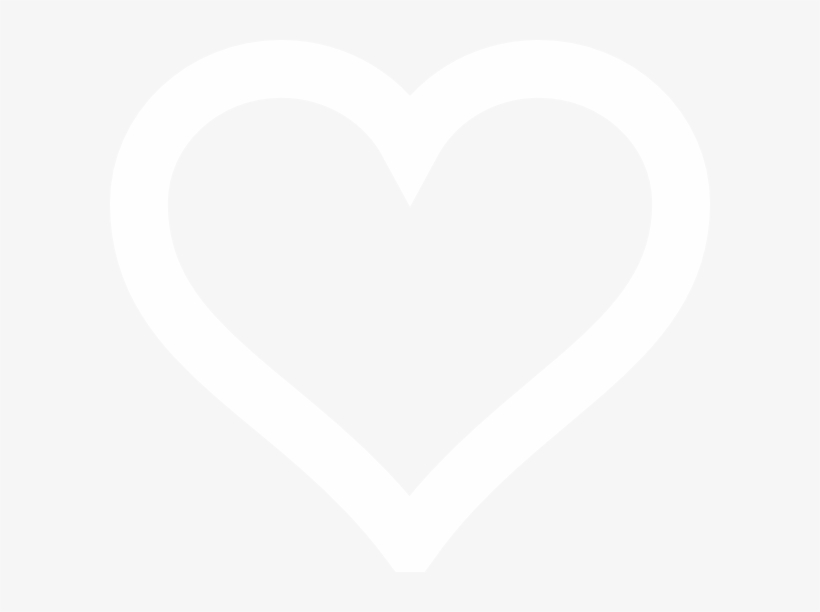 White Heart Outline Newer Clipart Png For Web, transparent png