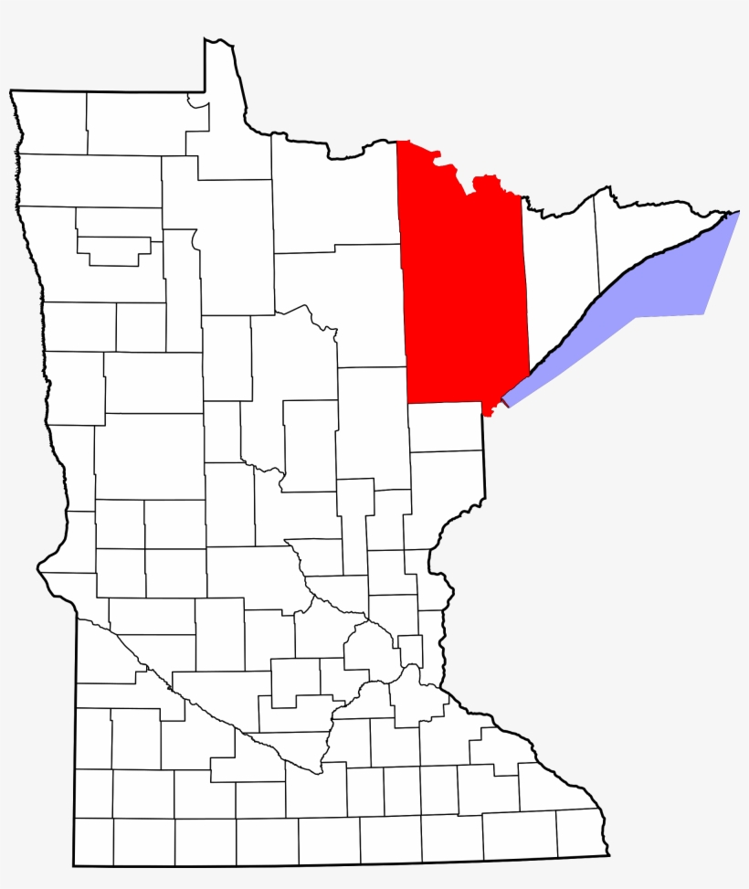 Open - Outline Of Minnesota Counties, transparent png