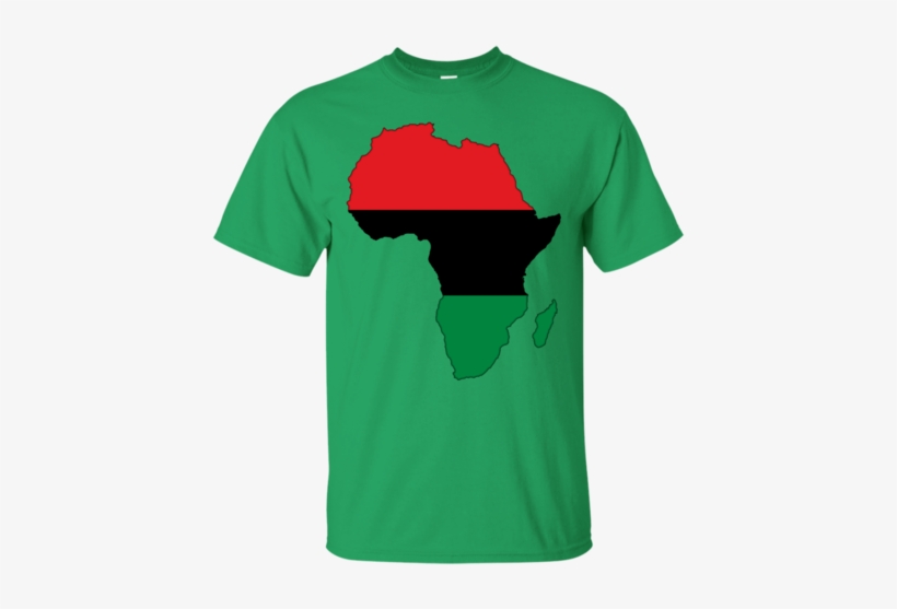 Pan Africa Flag And Continent Outline - Rick And Morty Beatles, transparent png