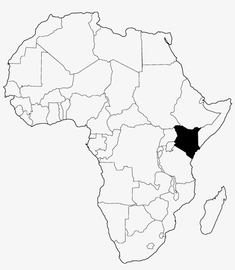 Kenia - Africa Map, transparent png