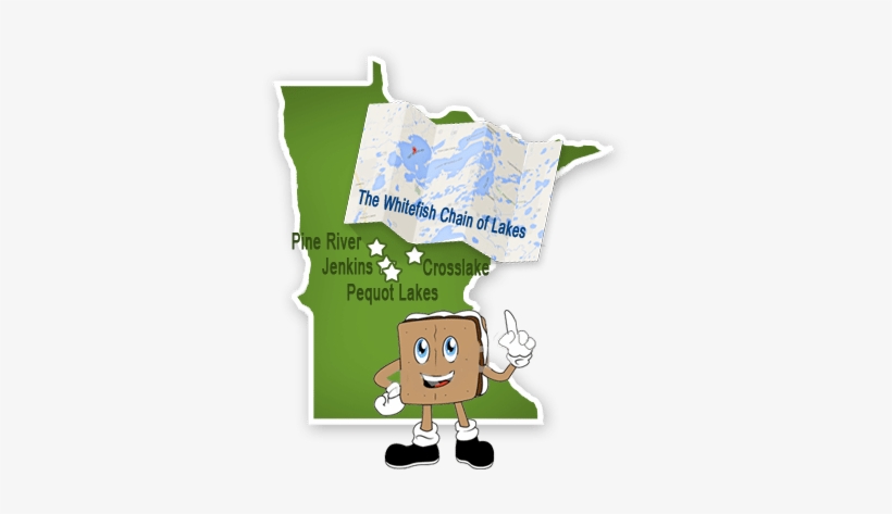 Whitefish Chain Location - Cartoon, transparent png