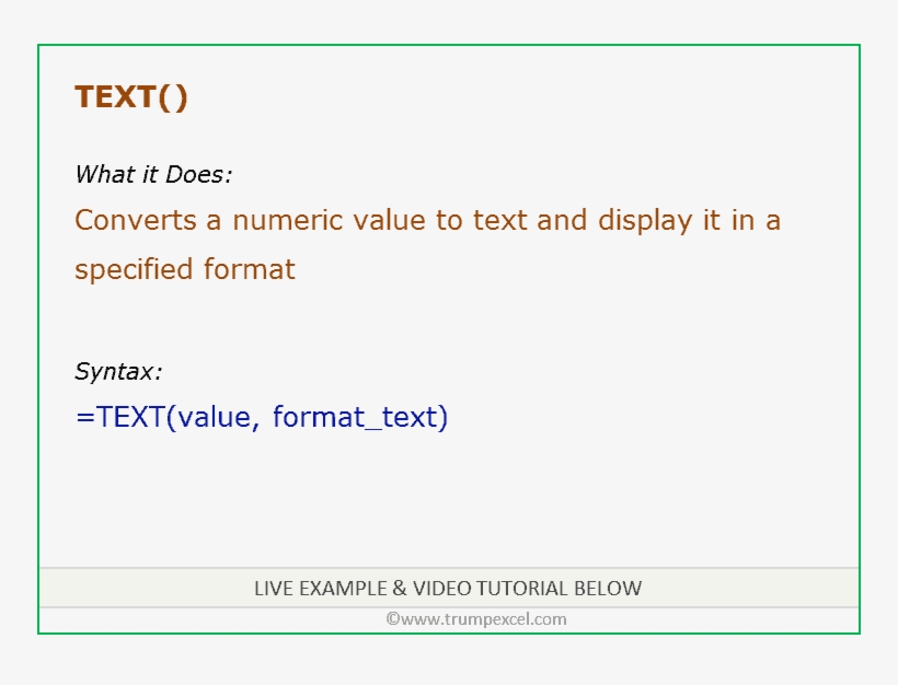 Excel Text Function - Replace Example, transparent png