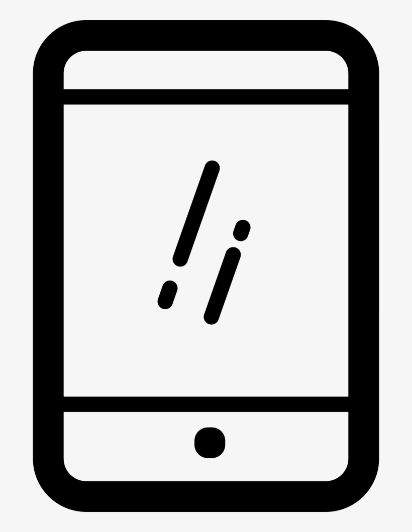 Mobile Phone Outline - Mobile Phone, transparent png