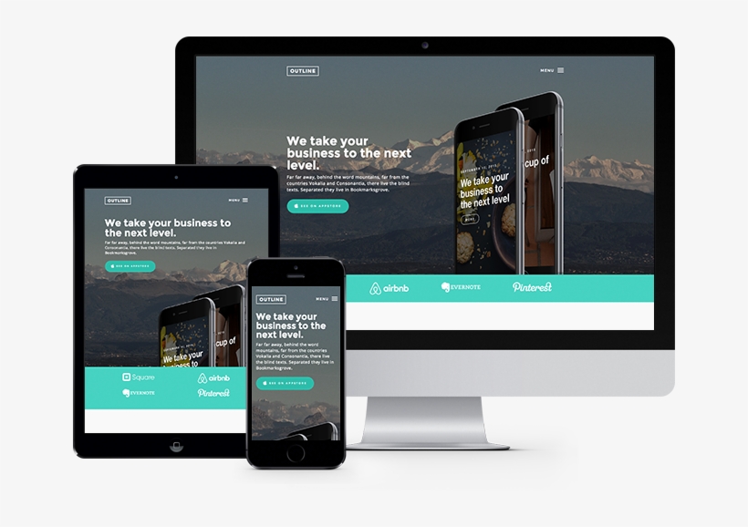 Bootstrap Mobile Template Hotel, transparent png