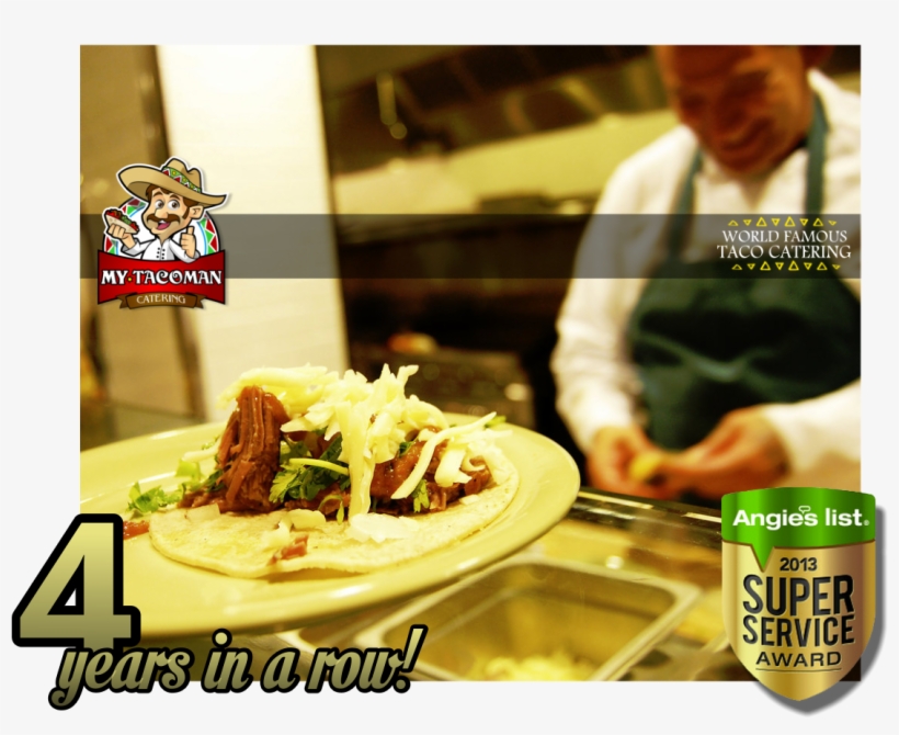 My Taco Man Wins Angie's List Super Service Award, transparent png