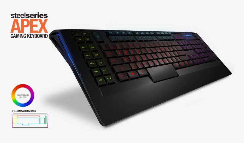 Productpage Apex Hero - Steelseries Apex 300 Keyboard, transparent png