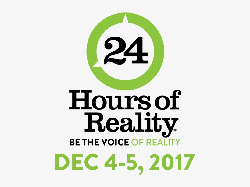 Create The World's Largest Social Broadcast On The - 24 Hours Of Reality, transparent png