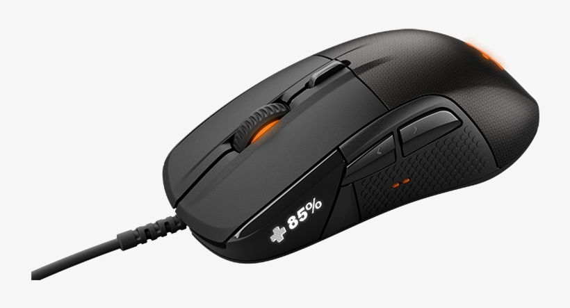 What's The Main Thing You Look At While Pc Gaming Besides - Steel Series Gaming Mouse - Rival 700 - Black (pc), transparent png