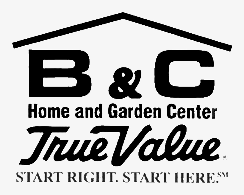 B&c Truevalue Logo Black Weblogo Networkrealestate - Behind Every Project Is A True Value Logo, transparent png