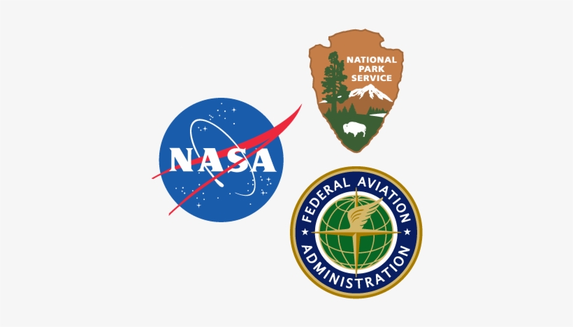 A Blue Nasa Logo, Brown Nps Arrowhead And Blue And - Sport Pilot Practical Test Standards For Airplane,, transparent png