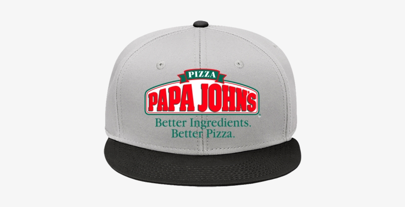 Snap Back Flat Bill Hat - Papa Johns Pizza, transparent png
