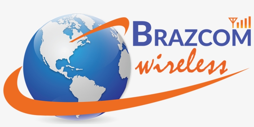 Logo Brazcom Wireless 980 - Earth, transparent png