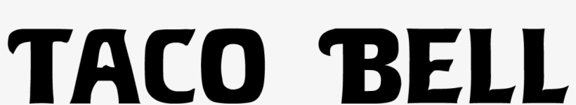 Taco Bell Old By Unknown - Taco Bell Logo Text, transparent png