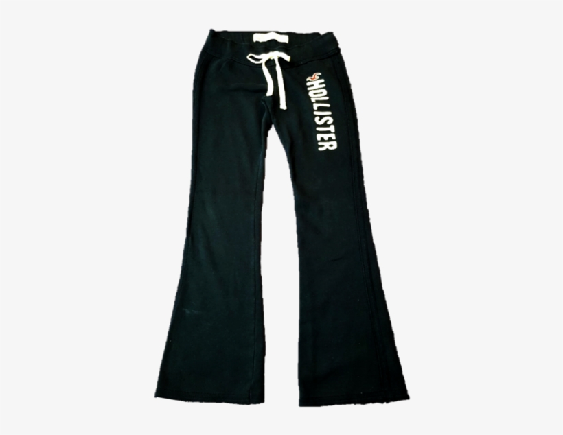 Hollister Sweat Pants - Calça Flare Em Sarja Com Frisos E Botões, transparent png