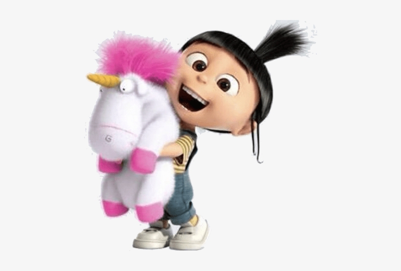 Agnes And Unicorn Despicable Me - Unicornio Mi Villano Favorito, transparent png