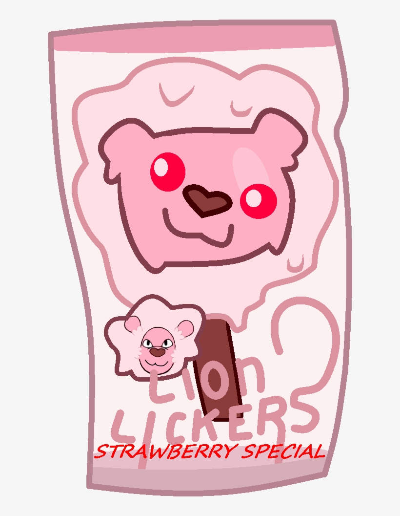 Lion Lickers Strawberry Special Steven Universe Cookie Cat Lion Lickers 624x976 Png Download Pngkit