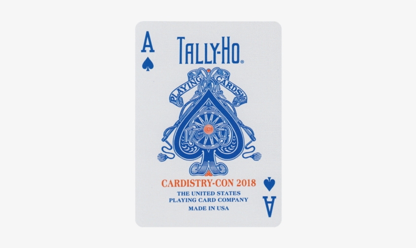 Cardistry Con Hong Kong Tally Ho Playing Cards - Tally Ho Ace Of Spades Card, transparent png