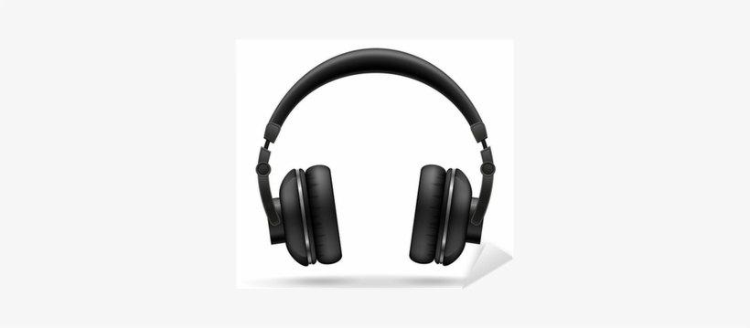 Acoustic Headphones Vector Illustration Sticker • Pixers® - Pioneer Dj Headphone Vector, transparent png