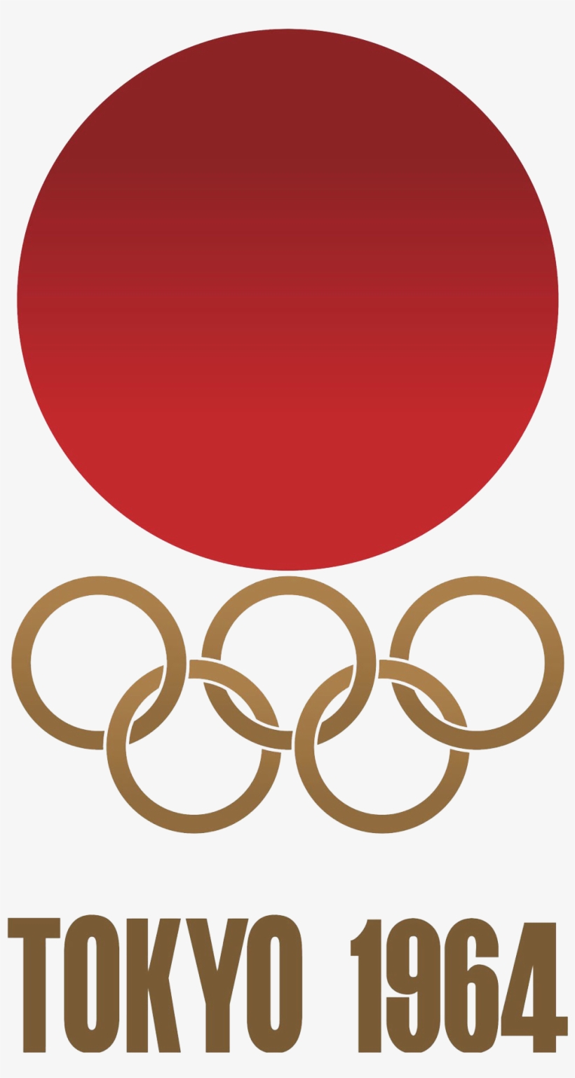 The Olympics Logo Png Photo Background - 1964 Tokyo Olympics Logo, transparent png