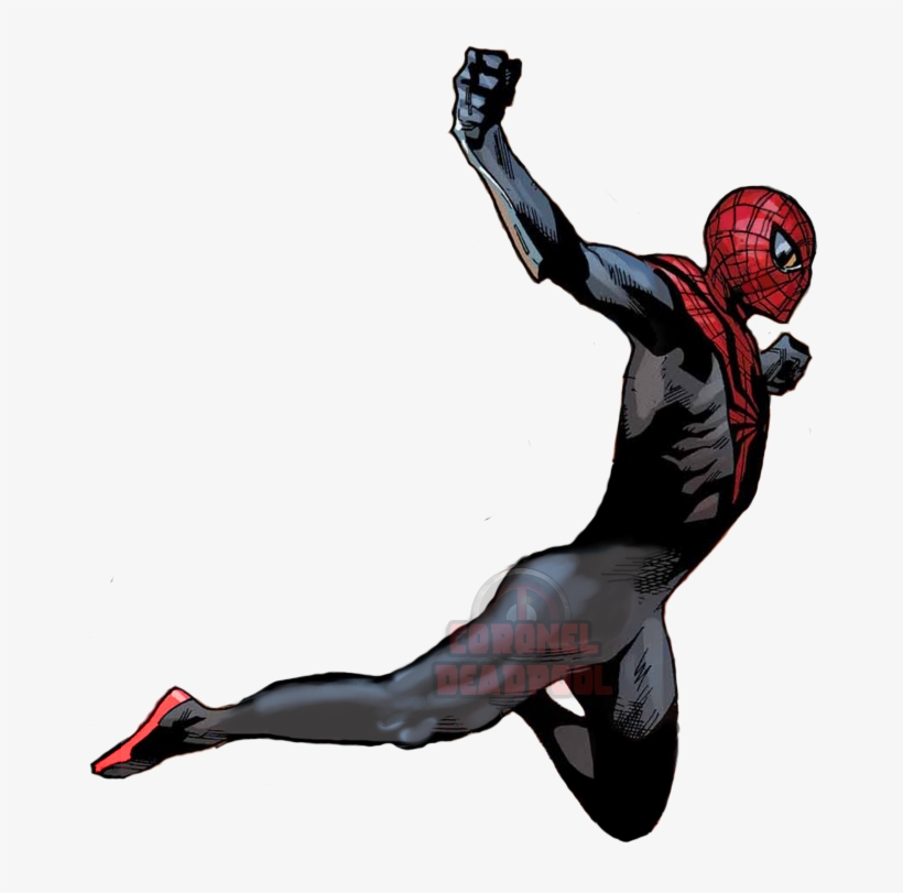 Superior Spiderman En Spider Verse Png Cnel Dpool By - Superior Spider Man Dibujo, transparent png