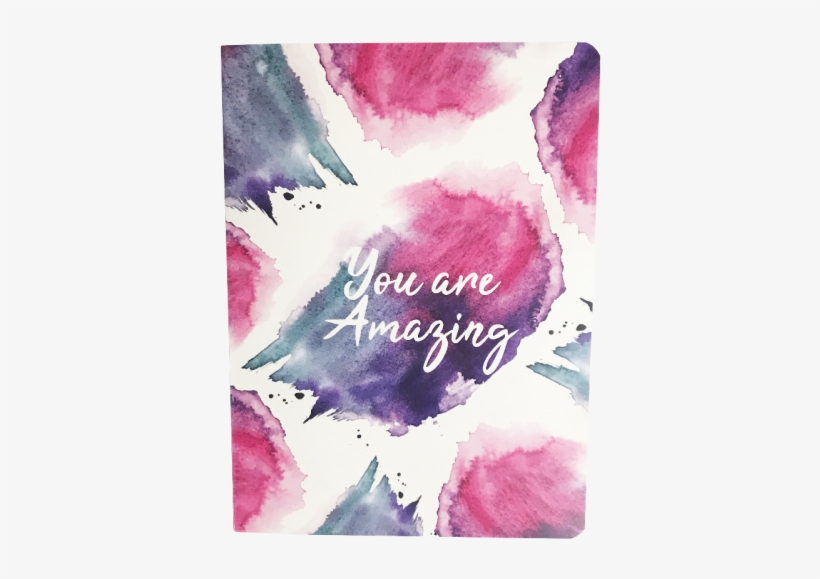 You Are Amazing Wc Journal A6 - Watercolor Paint, transparent png