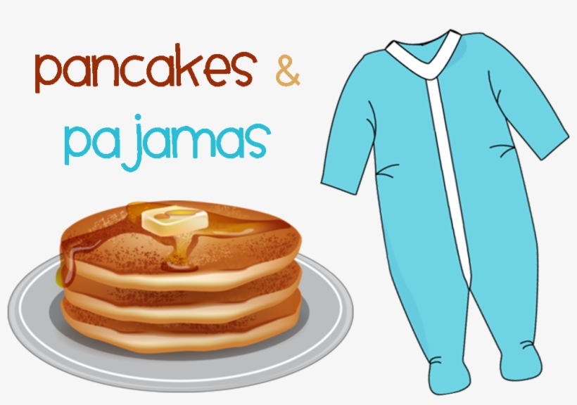 Pancakes And Pajamas Family Night - Pancake Clipart, transparent png