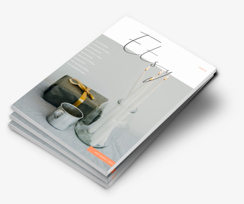 Lniv Studio Etsy Magazine 2 - Graphic Design, transparent png