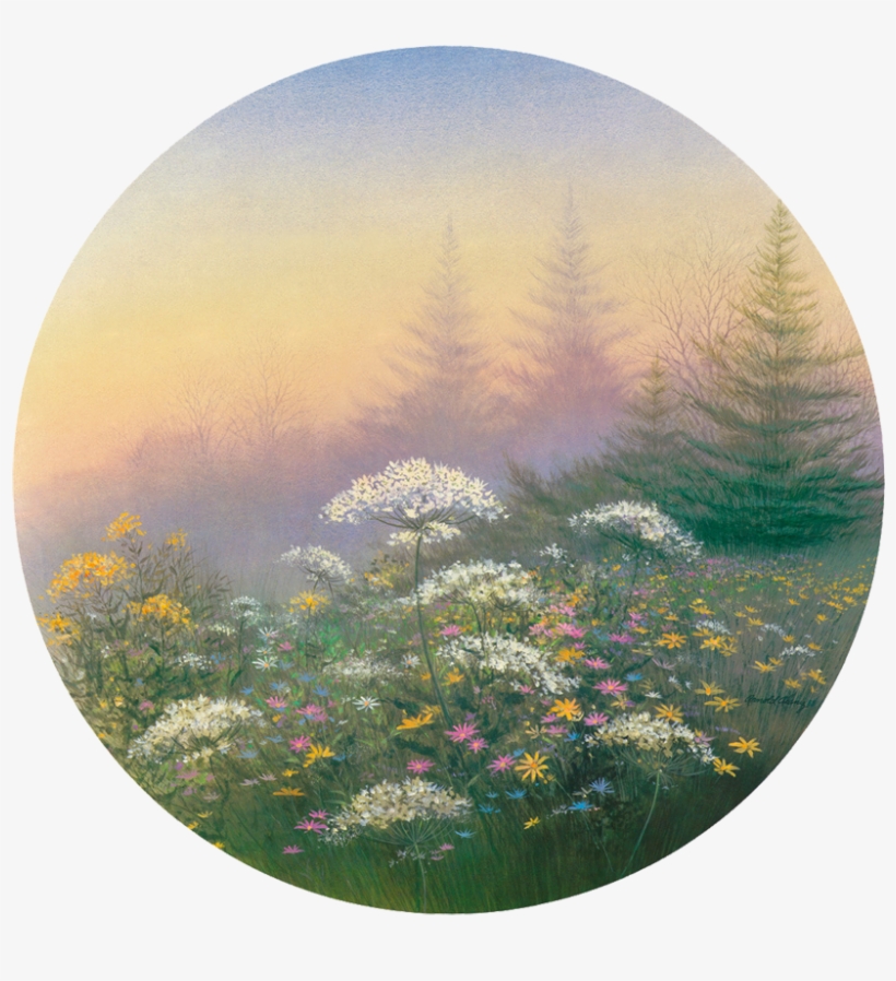 Нежнейшие Краски Природы Художник Arnold Alaniz - Embroidery, transparent png