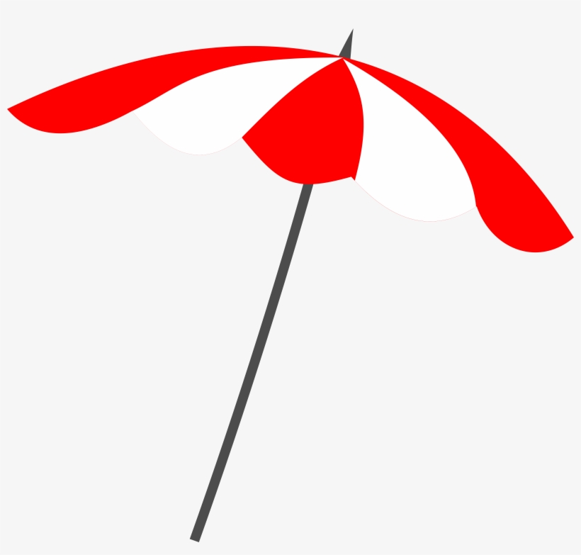 Beach Clipart Beach Umbrella - Beach Umbrella Vector Png, transparent png