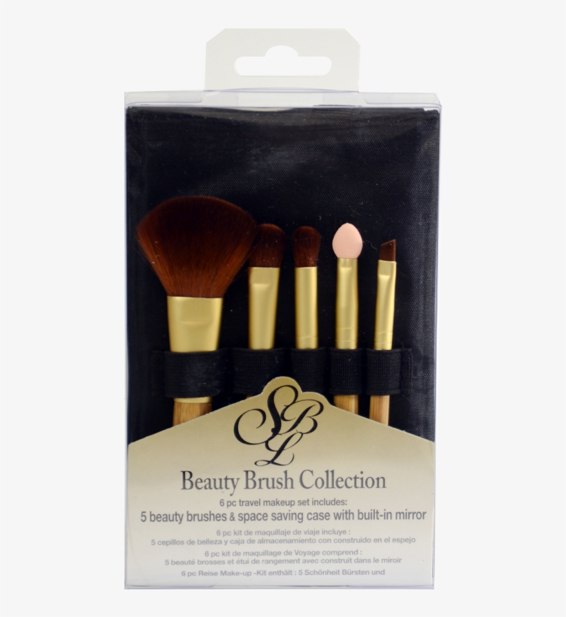 Silver Brush Beauty Brush Set Of 5 Brushes In Black - Silver Brush Silver Beauty Brush Sets, Pack, transparent png