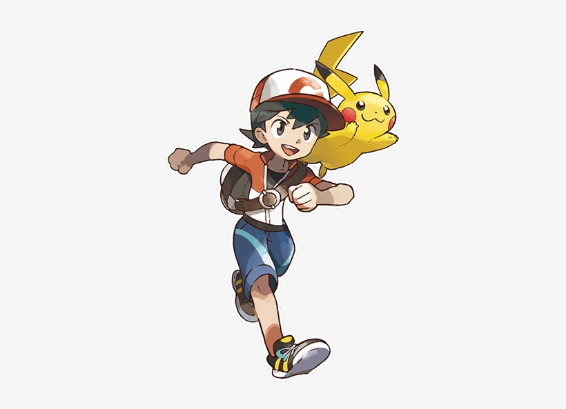 Female Trainer Male Trainer - Pokemon Let's Go Pikachu Character, transparent png