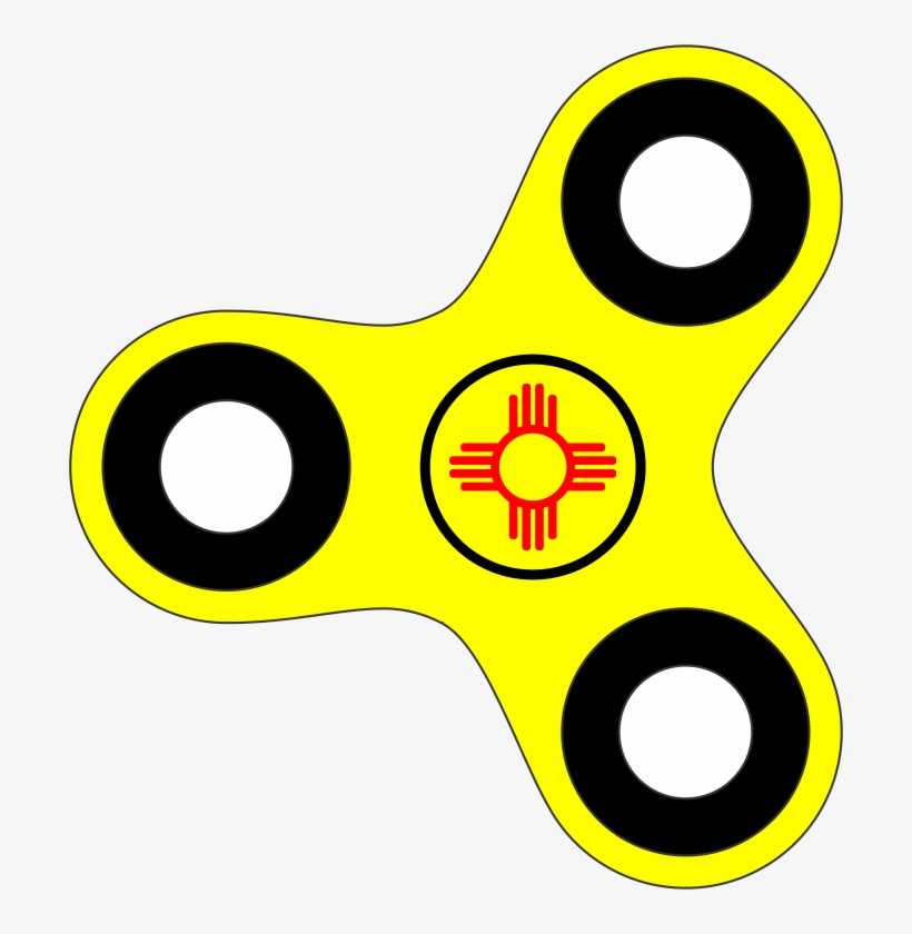 Zia Flag Fidget Spinners - New Mexico Real Flag, transparent png