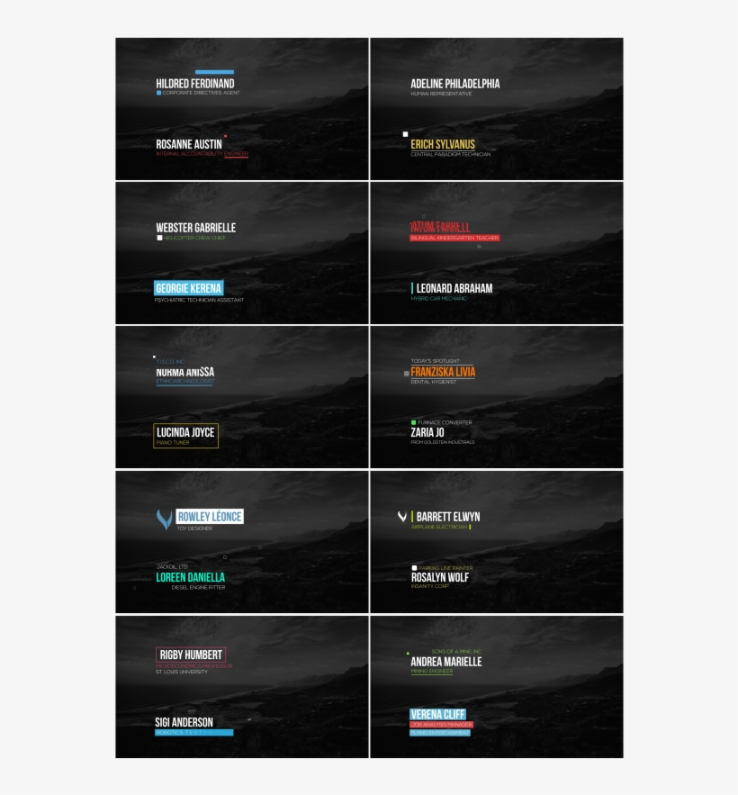 4k Glitch Lower Thirds - News, transparent png