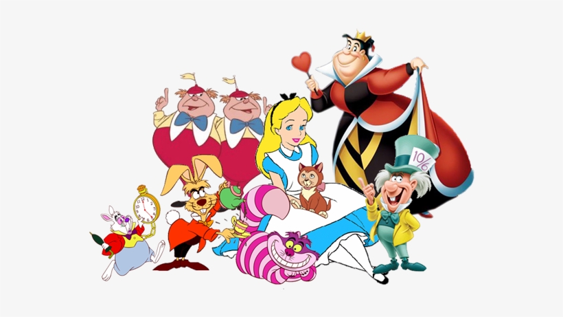 Alice In Wonderland Clipart - Cartoon Alice In Wonderland Characters, transparent png