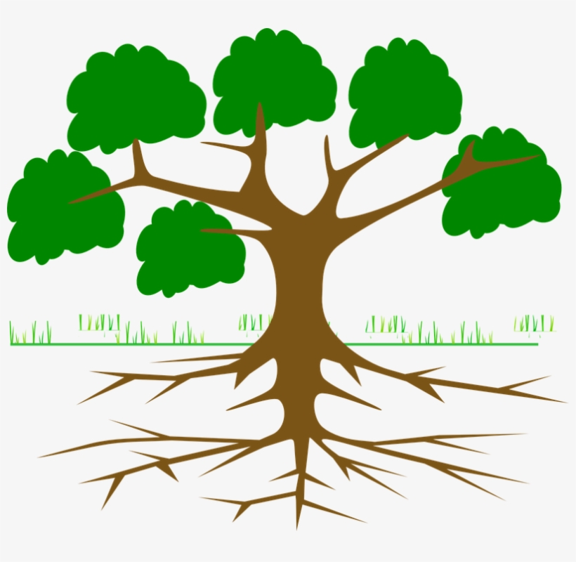 Tree Silhouette Roots At Getdrawings - Arbol De Problemas Para Llenar, transparent png